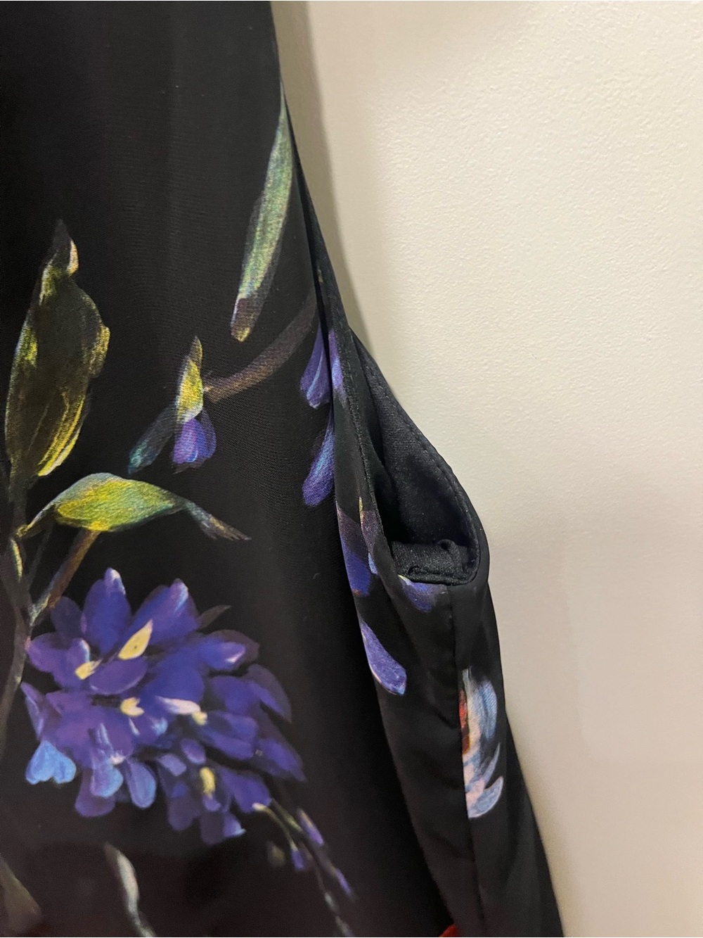 Ignite Evening Black Floral Dress - Picture 6 of 7